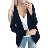 Adisputent Women Business Blazer Long Sleeve Jacket Outwear Ladies Black Pink Slim Blazer Coat Cardigan Spring Autumn Tops